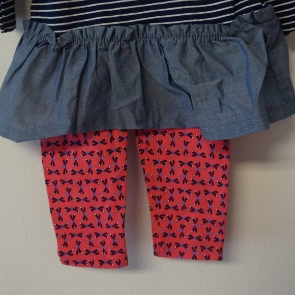 Carters Dragon Fly Set Girls 6 Months - Picture 3 of 3